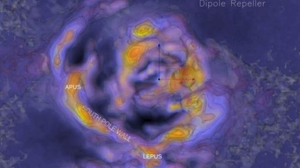 Saber como o universo &eacute; em escalas t&atilde;o grandes ajuda a confirmar ou n&atilde;o os modelos cosmol&oacute;gicos atuais &mdash; Foto: IRFU.CEA.FR