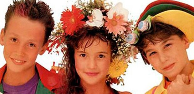 Na infância, Amanda Acosta teve a carreira projetada ao participar do grupo musical Trem da Alegria (Foto: Reprodução)