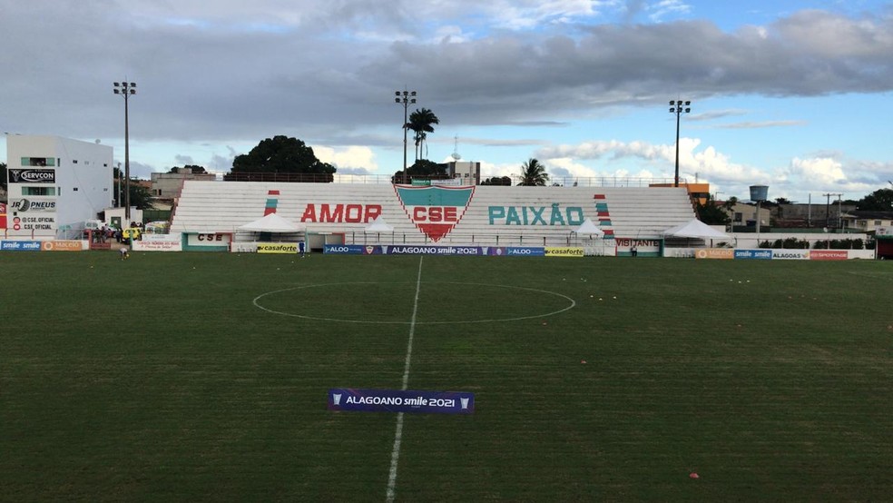 Estádio Juca Sampaio, em Palmeira dos Índios — Foto: Augusto Oliveira/ASCOM CSA