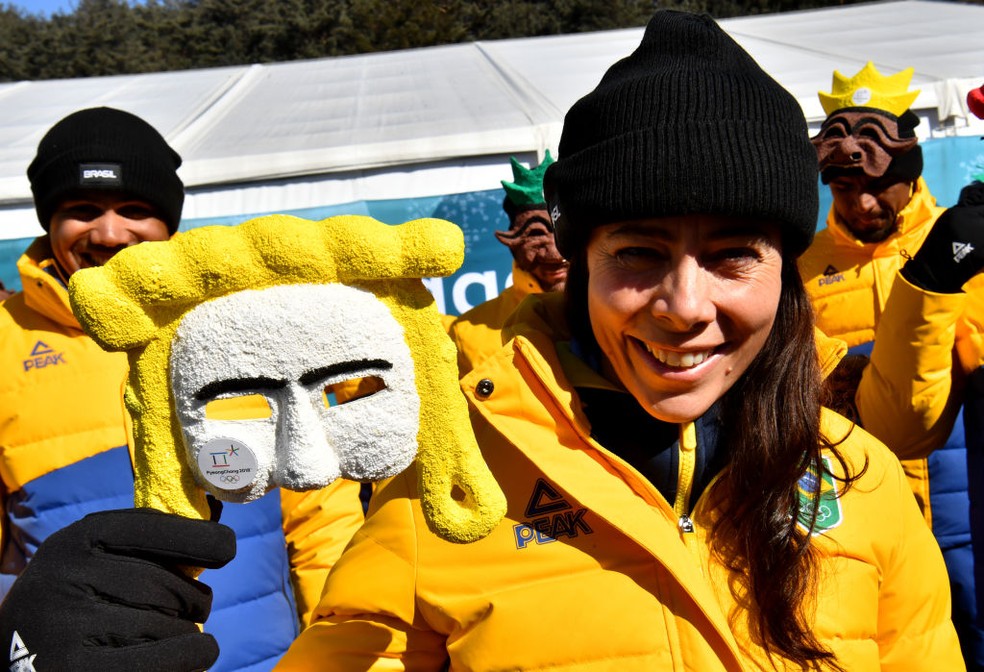Jaqueline em PyeongChang 2018 — Foto: Peter Kneffel/picture alliance