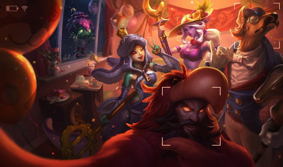 League of Legends tem costuma de criar skins bizarras no evento de 1º de abril — Foto: Divulgação/Riot Games