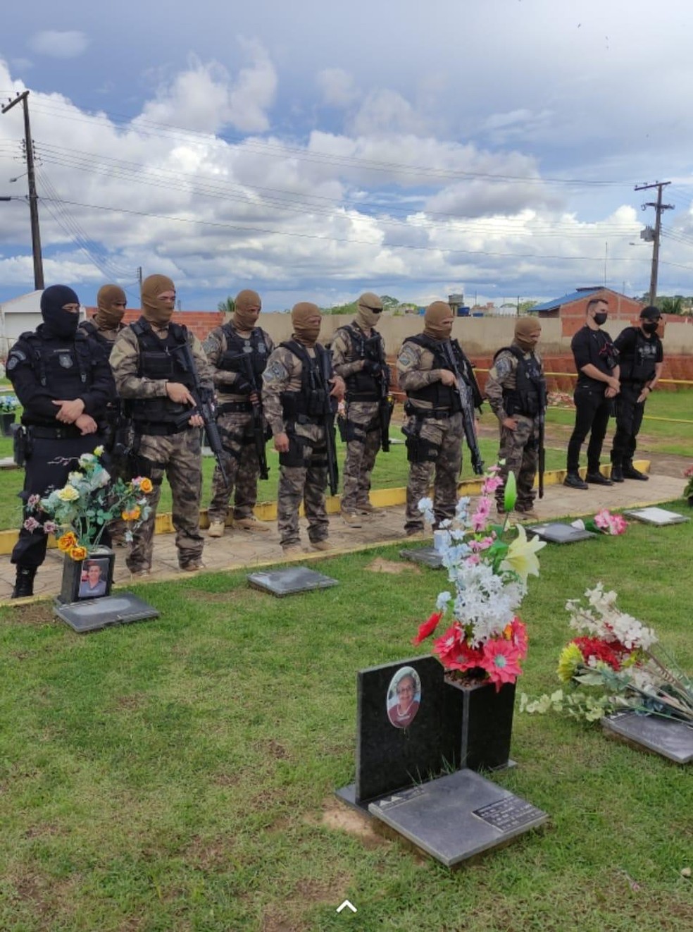 Policial penal foi homenageado por colegas — Foto: Arquivo da família