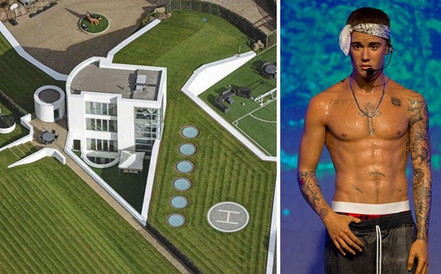 Justin Bieber aluga mansão com heliponto nos arredores de Manchester (Foto: Getty Images)