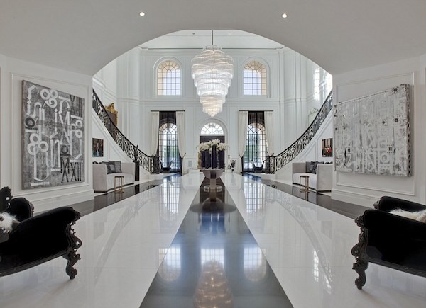 O interior da nova mansão de David Beckham e Victoria Beckham (Foto: Divulgação)