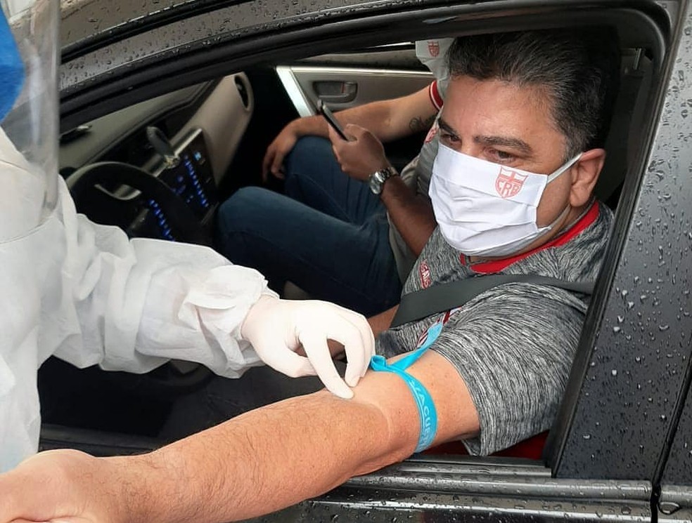 Marcelo Cabo faz exames para Covid-19 — Foto: Arquivo Pessoal/Instagran