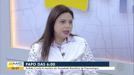 Com umidade relativa do ar em nível de atenção, médica aponta série de cuidados para evitar doenças respiratórias