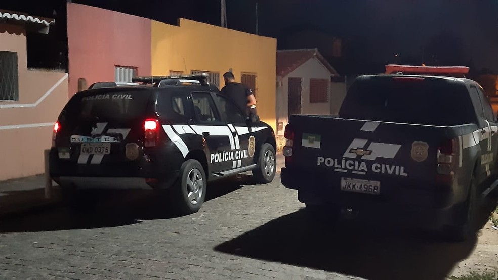 Polícia Civil investiga o crime registrado na noite desta quarta-feira (14) em Macaíba, na Grande Natal. — Foto: Sérgio Henrique Santos/Inter TV Cabugi