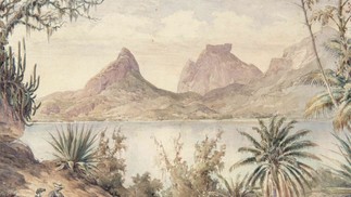 Lagoa Rodrigo de Freitas, Franz Keller — Foto: Coleção Geyer - Museu Imperial/Ibram/Secult/MTur. Foto: Jaime Acioli