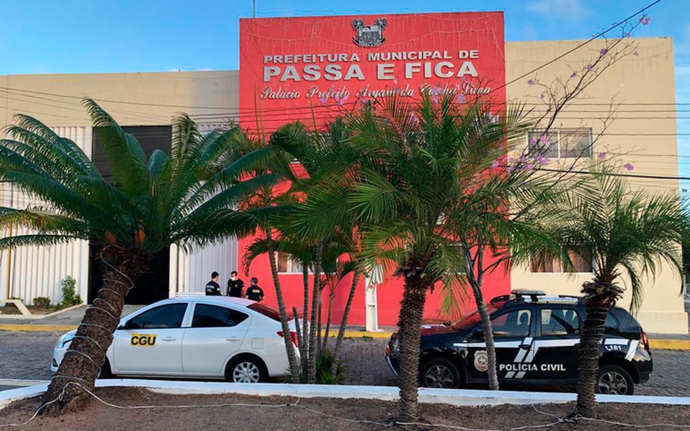 Operação da CGU, MP e Polícia Civil cumpre mandados em Passa e Fica (RN) — Foto: Divulgação