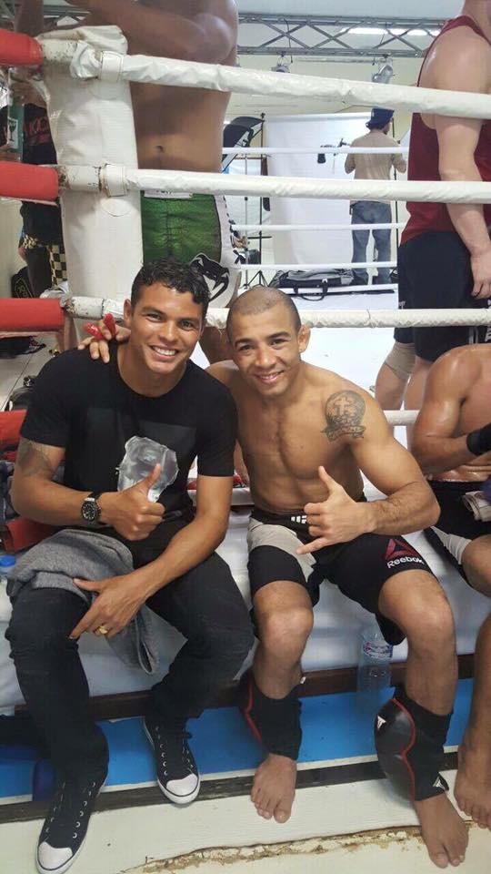 José Aldo e Thiago Silva