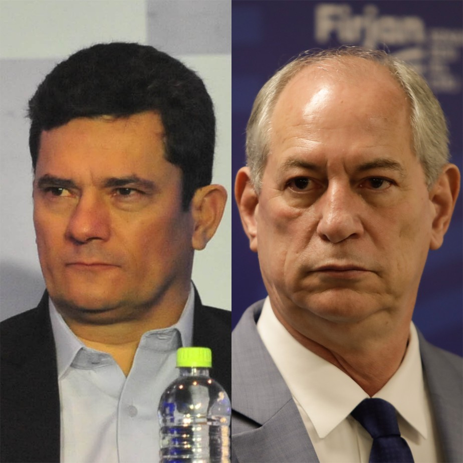 O ex-juiz Sergio Moro e presidenciável do PDT, Ciro Gomes