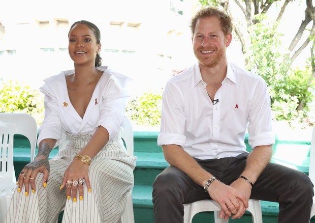 Rihanna e Príncipe Harry fazem teste de HIV (Foto: Getty Images)