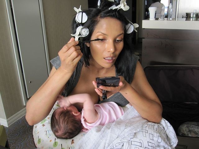 Padma Lakshmi com a filha, em 2018 (Foto: Instagram/ Reprodução)