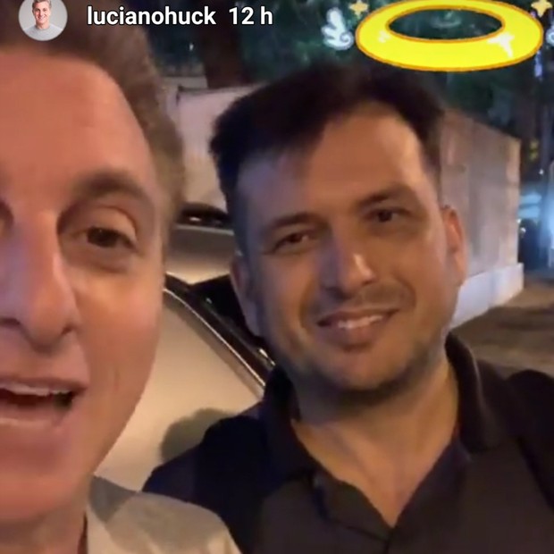 Luciano Huck e Antonio (Foto: Reprodução Instagram)