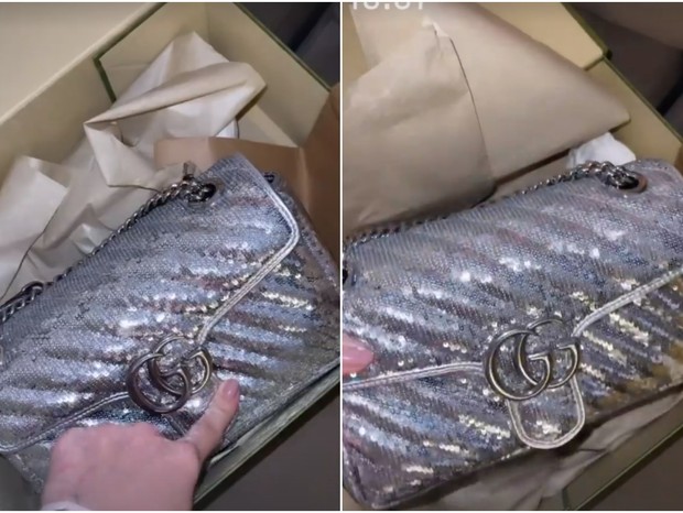 Bolsa GG Marmont small sequin shoulder bag (Foto: Instagram/Reprodução)