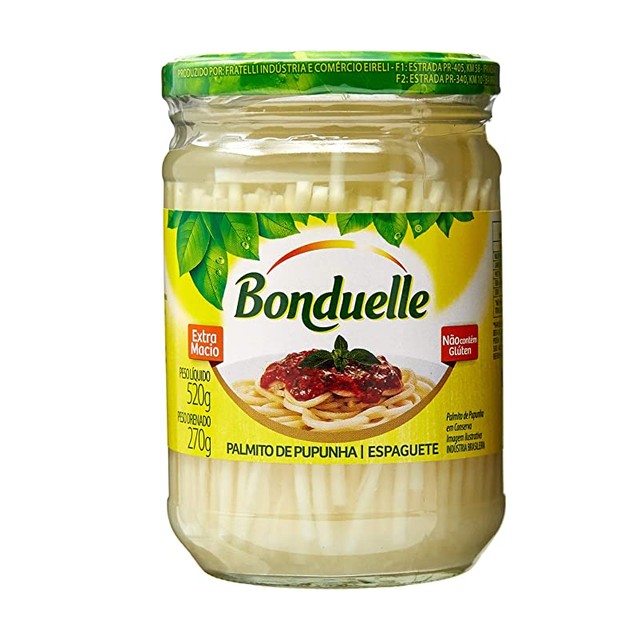 Palmito Pupunha Spaghetti, Bonduelle, 520 gr (Foto: Reprodução )