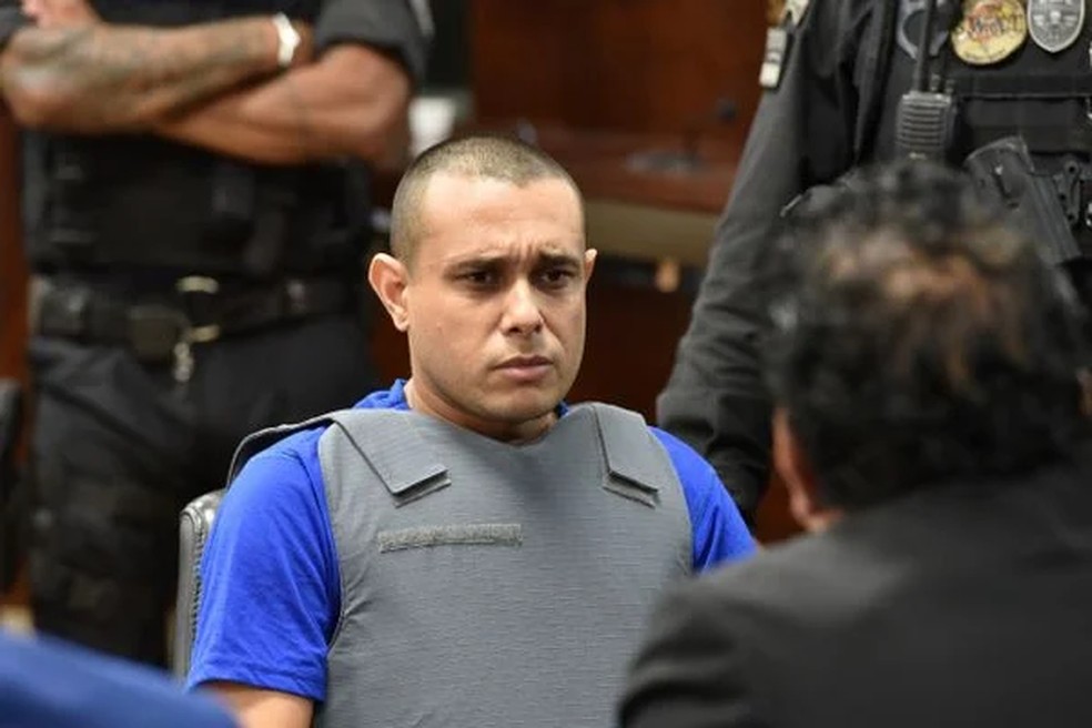 Georgeval Alves, ex-pastor acusado de abusar, torturar e matar o filho e enteado em Linhares (ES) — Foto: Fernando Madeira/Rede Gazeta