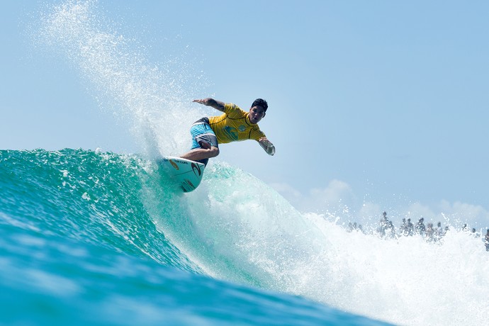 Gabriel Medina surfe mundial Gold Coast primeira fase (Foto: Kelly Cestari / WSL)