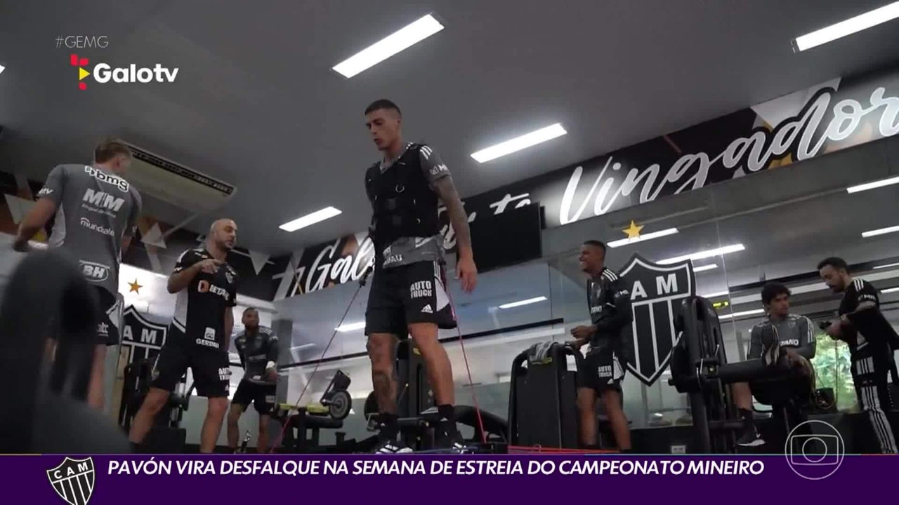 Atlético: Pavón vira desfalque na semana de estreia no Mineiro