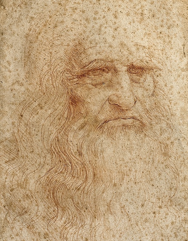 Autorretrato de Da Vinci possui 