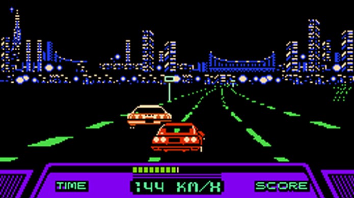 Semelhante a OutRun no visual, Rad Racer era bem diferente em conceito (Foto: Videogame Music Preservation Foundation Wiki)