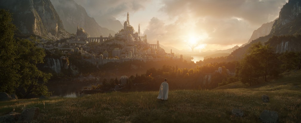 Valinor em 'Os Anéis de Poder' — Foto: Divulgação
