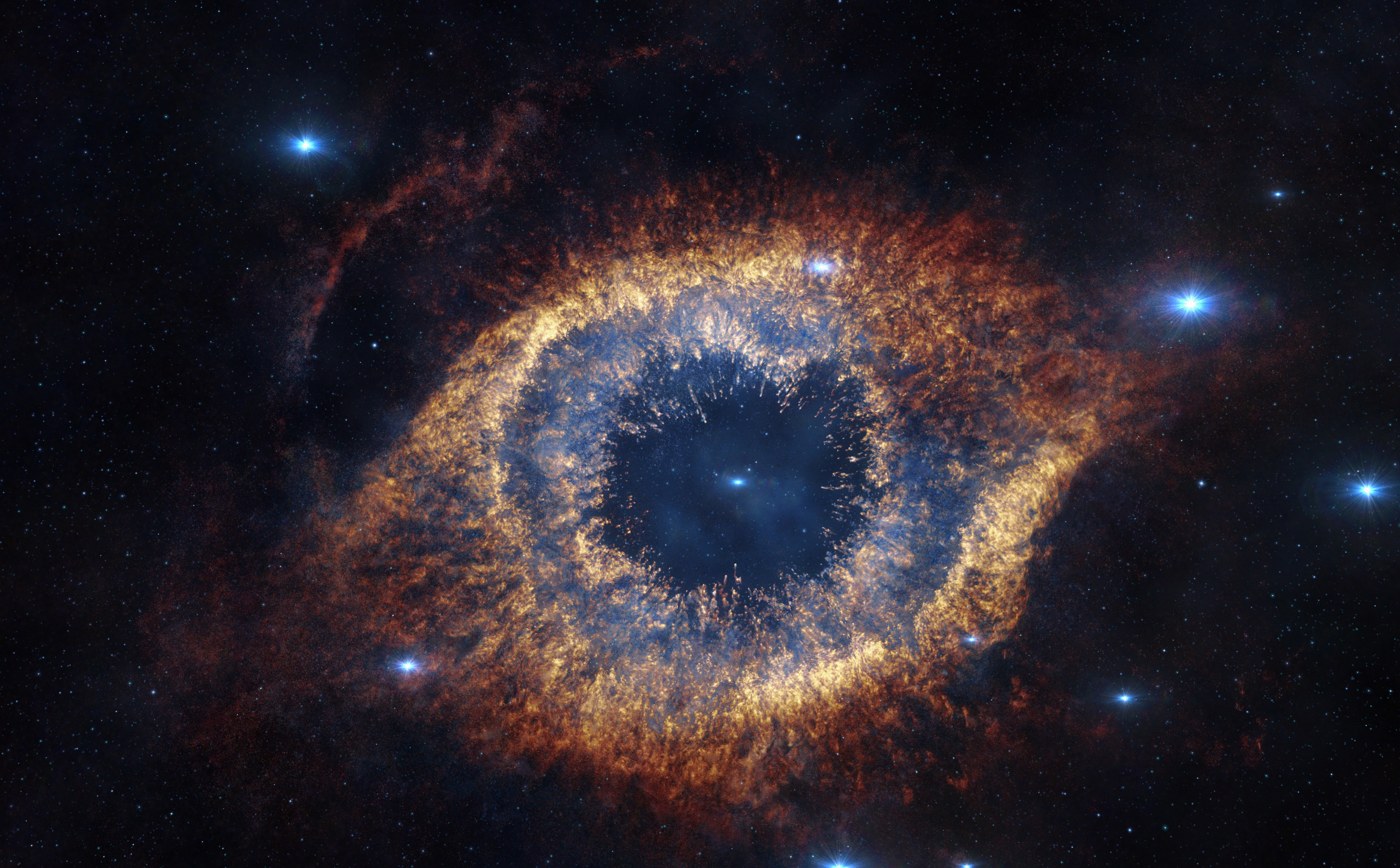 A nebulosa helix (Foto: wikimedia commons)