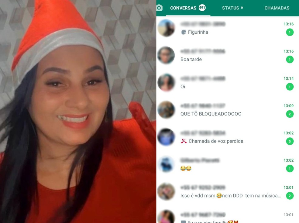 Alessandra diz não ter sossego. — Foto: Redes sociais/Reprodução