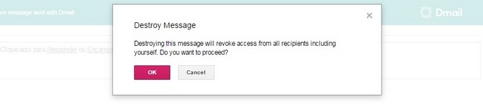 Botão Revoke Email destrói mensagens já enviadas em qualquer tempo (Foto: Reprodução/Raquel Freire)