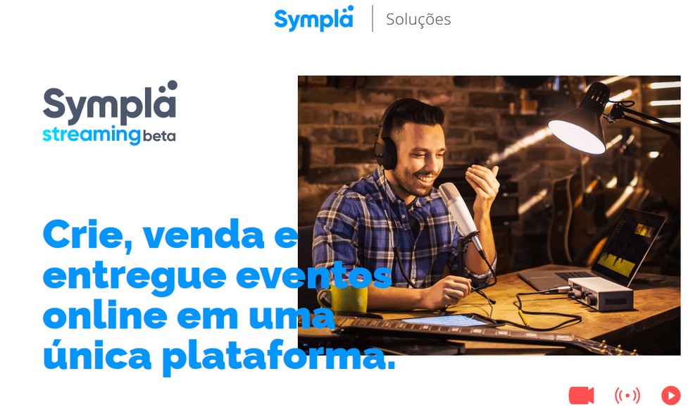 Sympla Streaming oferece integração com o Zoom e outras plataformas de gestão online — Foto: Reprodução / Barbara Ablas