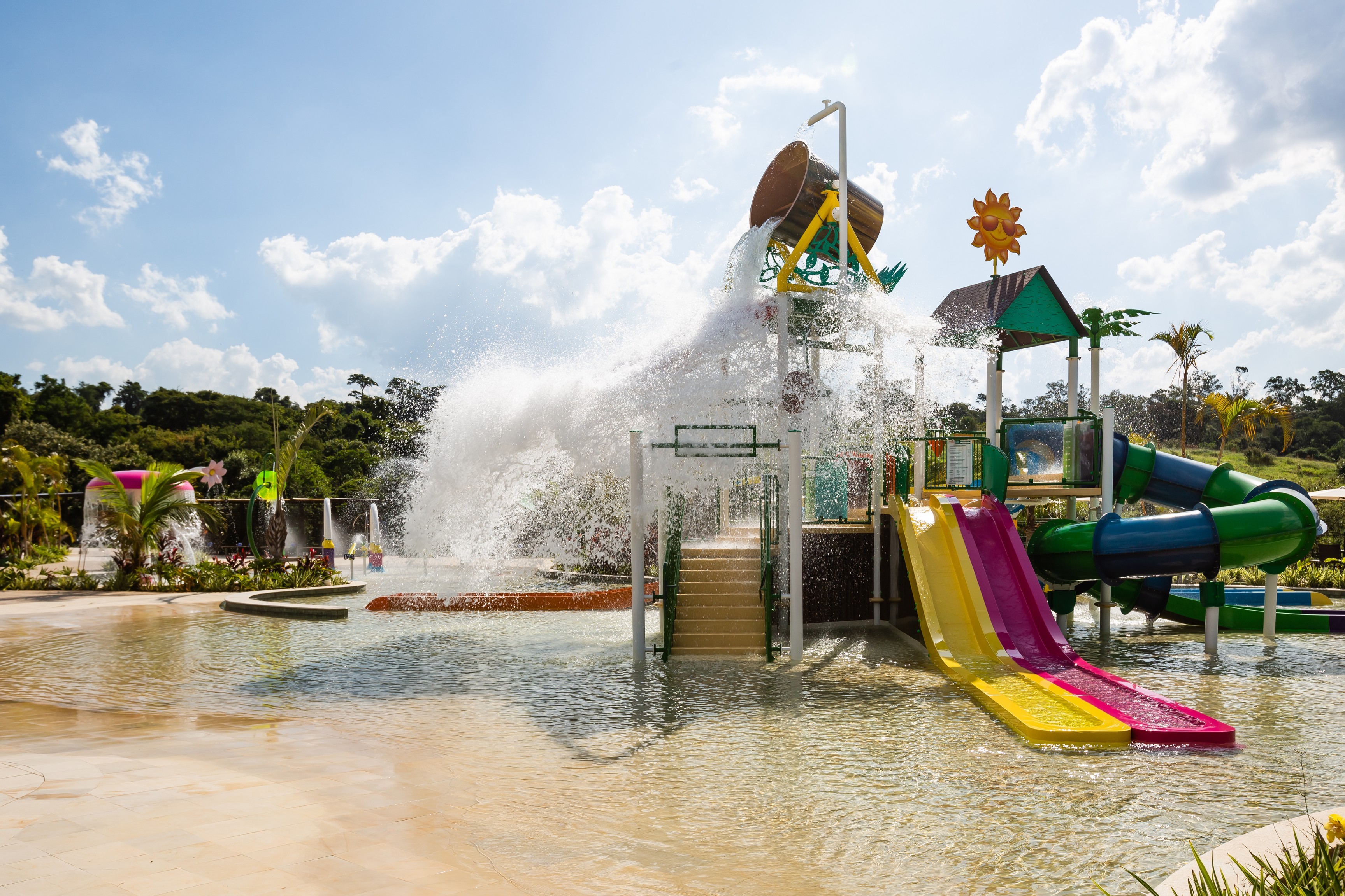 Parque aquático infantil do Cyan Resort (Foto: Divulgação)
