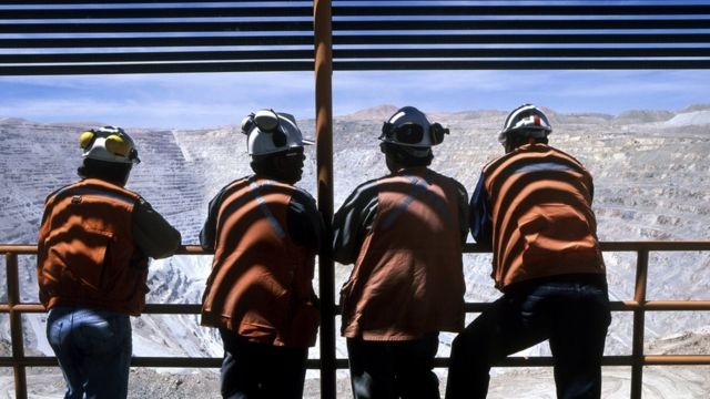 Principais produtores de cobre na América Latina são Chile e Peru (Foto: GETTY IMAGES (via BBC))