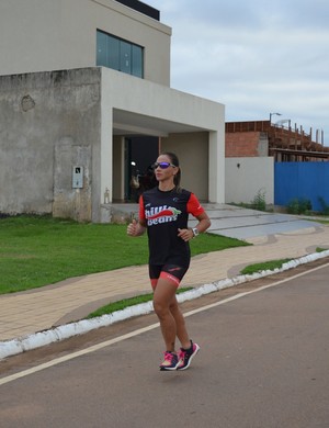 Mariana será a única mulher da região norte no Brasileiro de Triathlon 2017  (Foto: Lívia Costa)