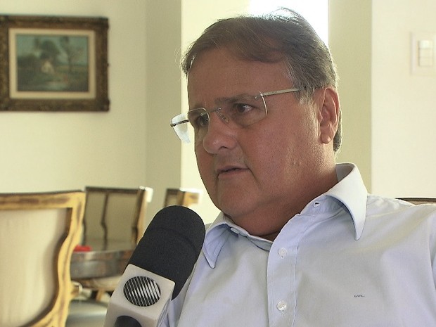 O ministro da Secretaria de Governo, Geddel Vieira Lima, em entrevista à Rede Bahia neste sábado (Foto: Reprodução/Rede Bahia)