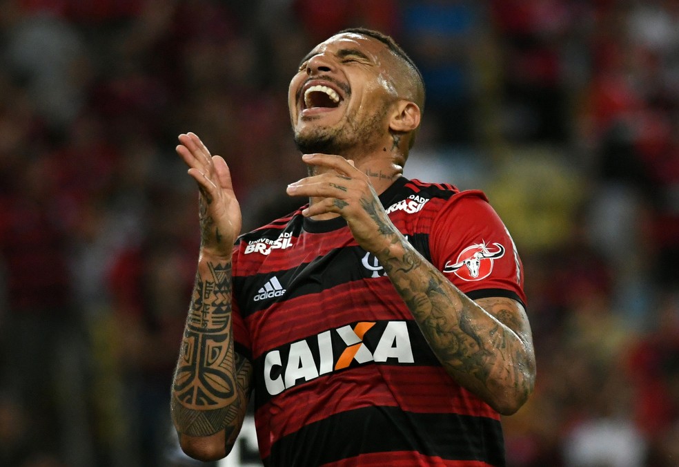 Guerrero, Flamengo x Botafogo — Foto: Alexandre Durão/GloboEsporte.com