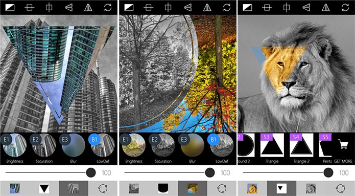 Masks é um editor de imagens para Windows Phone com interessantes filtros e efeitos (Foto: Divulgação/Windows Phone Store)