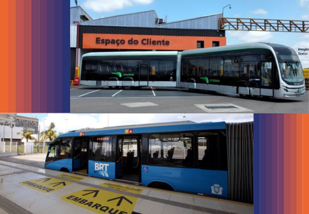 Simulação do BRT em MT — Foto: Governo de MT/Reprodução