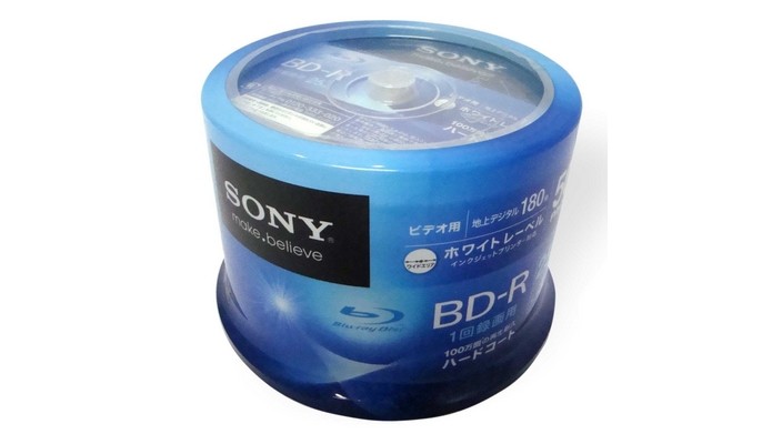 Disco Blu-ray virgem de 25 GB (Foto: Divulgação/Sony)
