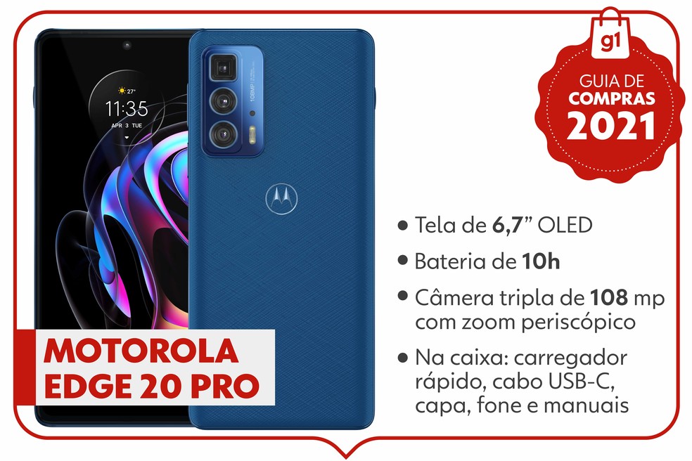 Motorola Edge 20 Pro  Foto: g1
