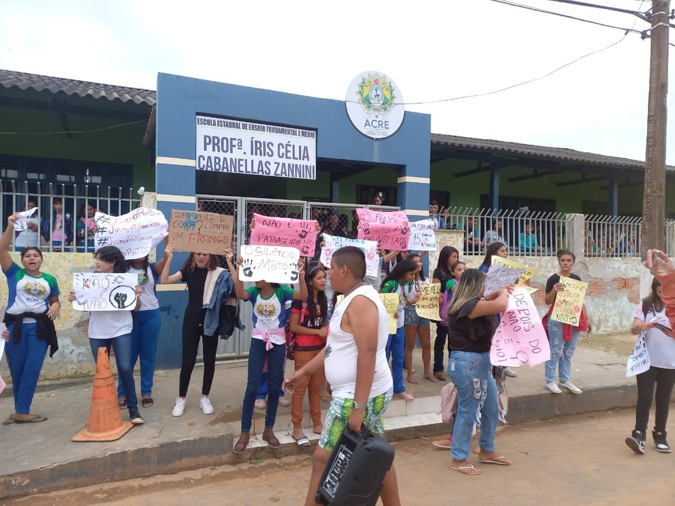 Estudante da Escola Profª Íris Célia Cabanellas Zannini foi preso no último dia 3 por importunação sexual — Foto: Arquivo pessoal