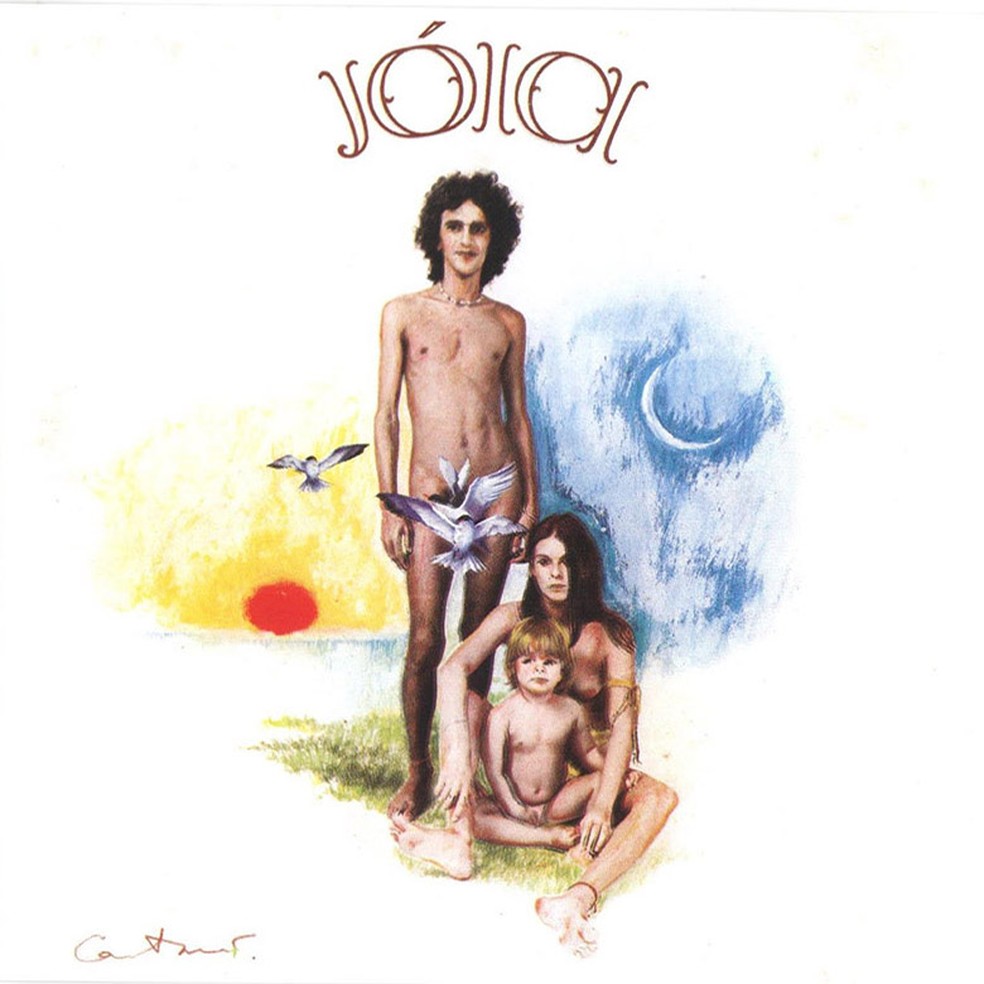 Capa do álbum 'Joia', de Caetano Veloso — Foto: Reprodução
