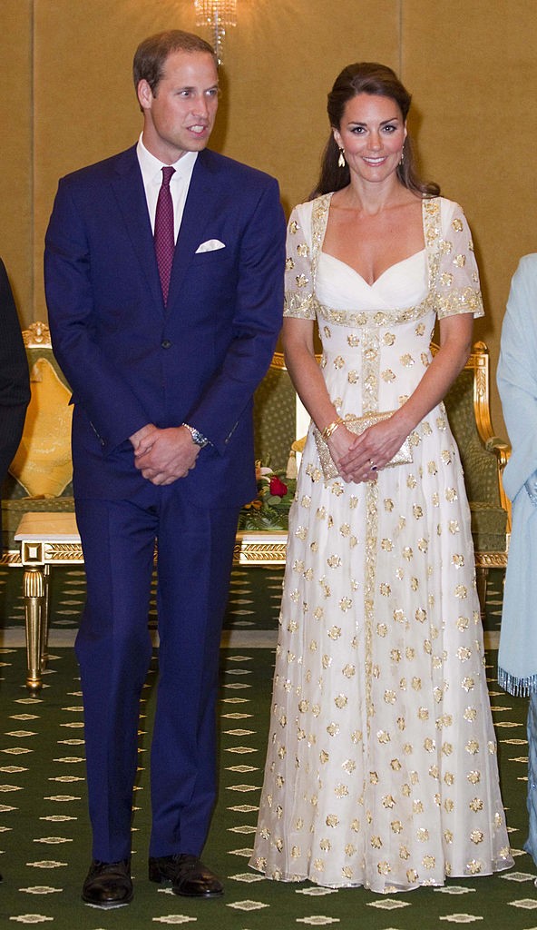 Kate Middleton e príncipe William na Malásia (Foto: Getty Images)