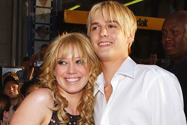 Aaron Carter e Hilary Duff (Foto: Getty Images)