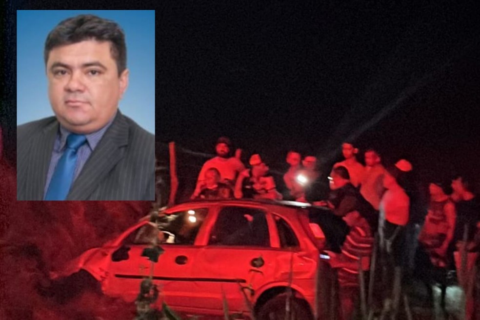 Vereador de Orós morre em acidente de carro no interior do Ceará. — Foto: Reprodução