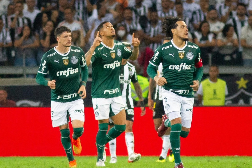 Gol de Murilo em Atlético-MG x Palmeiras — Foto: Alessandra Torres/AGIF