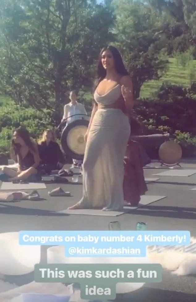Chá de bebê de Kim Kardashian (Foto: Instagram Kim Kardashian/ Reprodução)