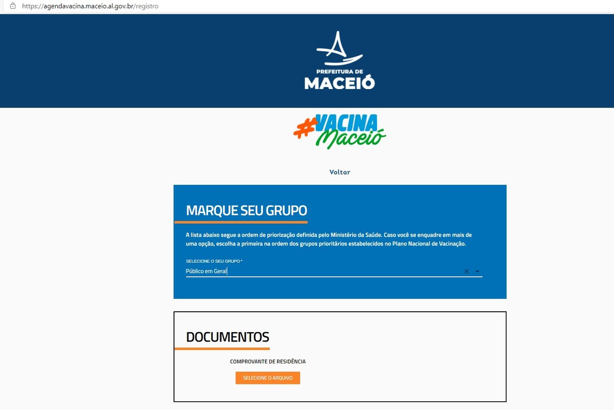 Maceió inicia agendamento online para vacinação contra Covid-19 | Alagoas | G1