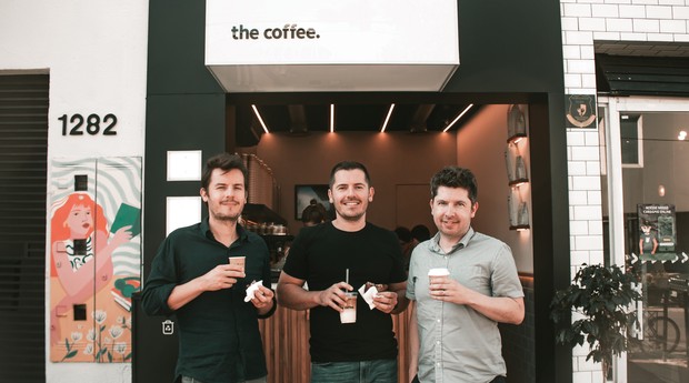 Fundadores da The Coffee, startup que recebeu novo aporte (Foto: Divulgação)