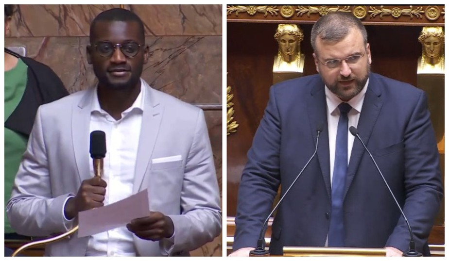 Deputado Carlos Martens Bilongo foi interrompido por frase racista de seu colega Grégoire de Fournas, no parlamento francês
