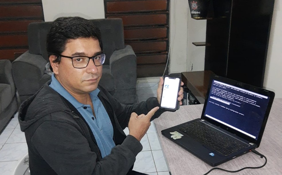 O professor de filosofia e história Álvaro Dias relata dificuldades com o ensino à distância da rede estadual de SP — Foto: Arquivo Pessoal/Divulgação